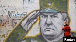 Grafit sa likom Ratka Mladića, Beograd