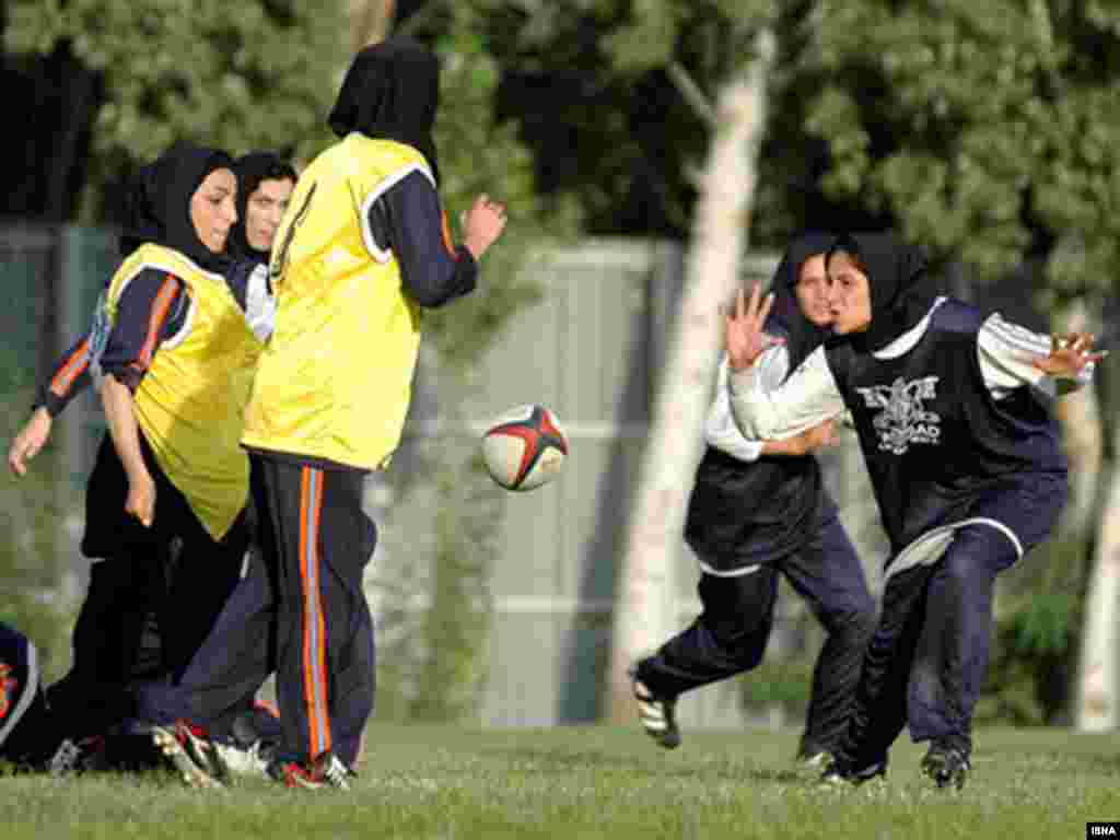 راگبی زنان در ایران - منبع: ایسنا