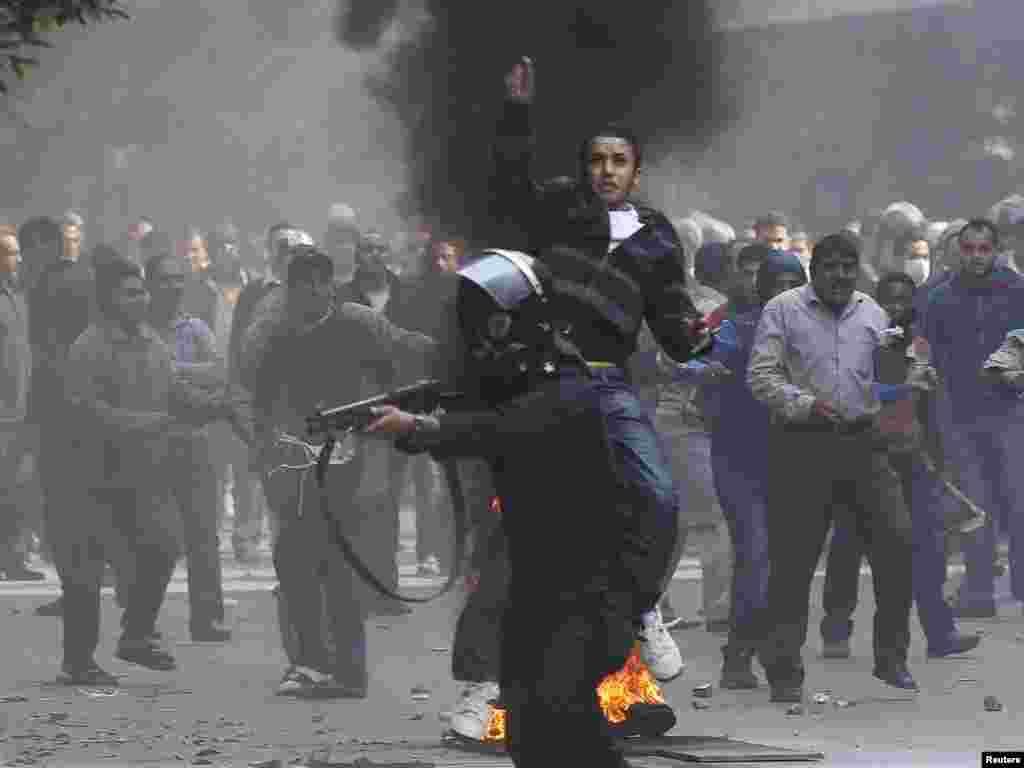 Egipat - Tahrir trg, Kairo, 21. novembar 2011. Foto: Reuters / Goran Tomašević 
