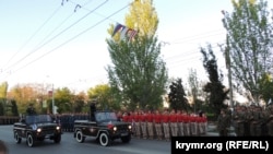 Репетиция военного парада российского керченского гарнизона, 4 мая 2019 года