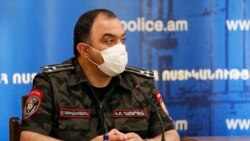 Armenia -- Vahe Ghazarian, the newly appointed chief of the Armenian police, is introduced to his staff, Yerevan, June 9, 2020.