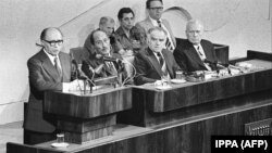 حضور سادات در پارلمان اسرائیل در ۲۰ نوامبر ۱۹۷۷