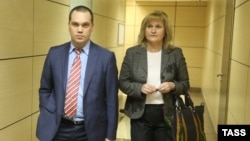 Адвокаты Вадим Кобзев и Ольга Михайлова, защищали политика Алексея Навального