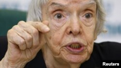 "This law has a despicable goal, which is to make it possible to say on television, 'Look, they are admitting themselves that they are agents of foreign governments,'" says veteran rights activist Lyudmila Alekseyeva.