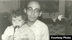 Arif Yunus with daughter Dinara