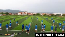 Futbollistët e klubit "Prishtina" po përgatiten për ndeshjet në Ligën e Evropës.