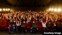 Один из кинозалов сгоревшей "Зимней вишни". Фото: vrmedia.tv 