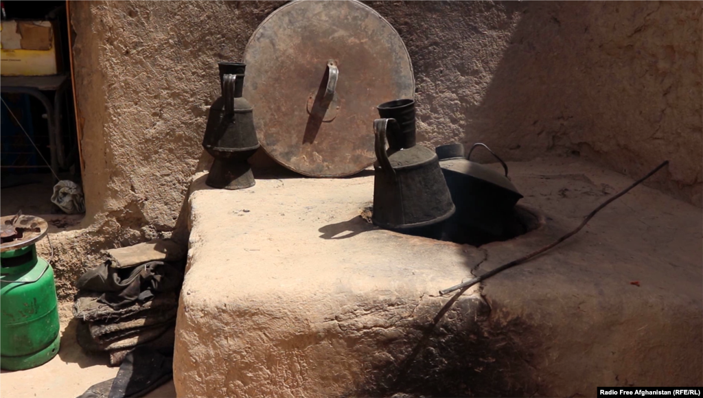 A clay oven in Shukrullah&rsquo;s house