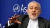 U.S. -- Iranian Foreign Minister Mohammad Javad Zarif speaks at the Asia Society in New York, April 24, 2019