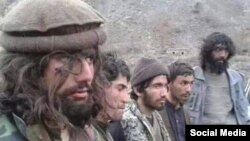 Purported IS fighters that the Taliban claim to have captured in Nangarhar.