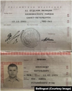 Паспорт Александра Мишкина.