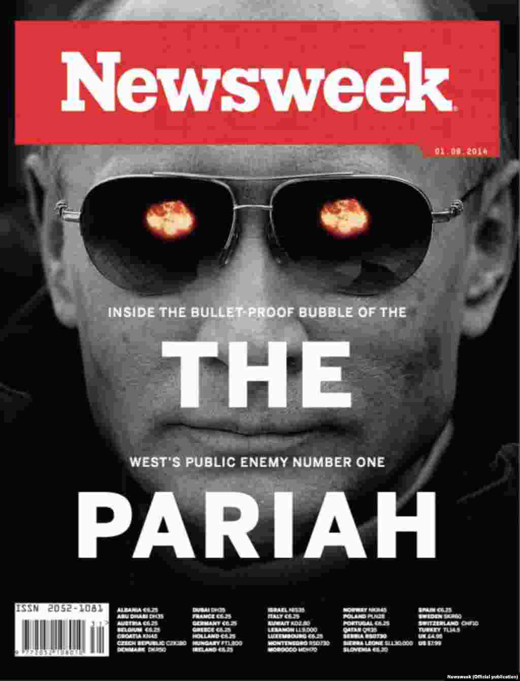 Për &quot;Newsweek&quot;, Putin është &quot;Armiku publik numër një i Perëndimit.&quot;