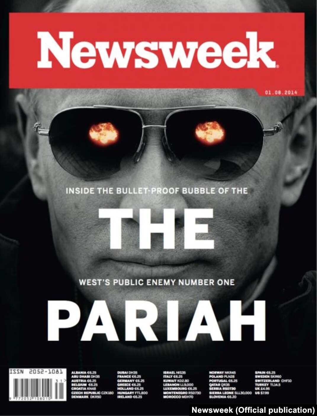 Pariah' Putin On Post-MH17 Cover Pages