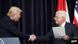 Presidenti amerikan Donald Trump dhe presidenti palestinez Mahmud Abbas