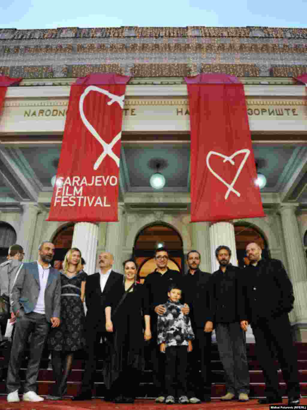 Bosnia and Herzegovina - 4th night of Sarajevo film festival, 25Jul2011 - Ekipa filma Bilo jednom u Anadoliji