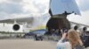 Український літак Antonov AN-225 «Мрія» на Авіасалоні у Берліні. 28 квітня, 2018 року