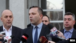 Министерот за внатрешни работи Оливер Спасовски.