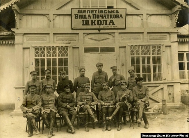 Відвідини комендантом корпусу Січових стрільців, полковником Армії УНР Євгеном Коновальцем