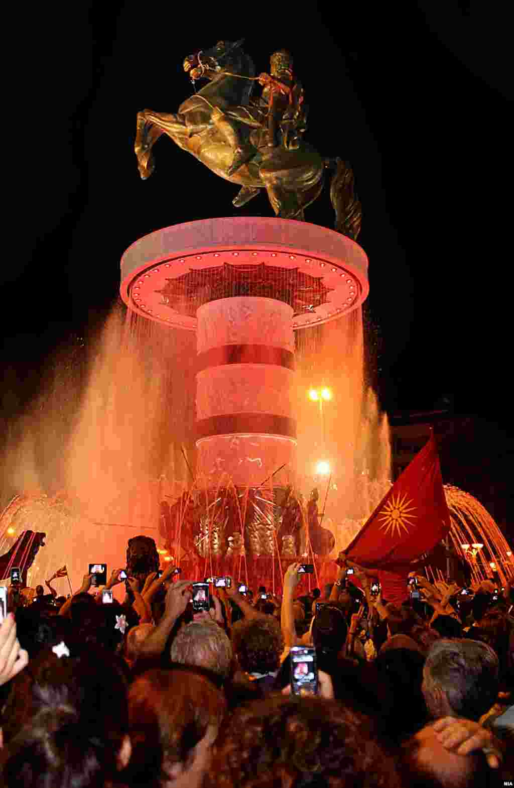 Прослава на 20-годишнината од референдумот за самостојност на Македонија.