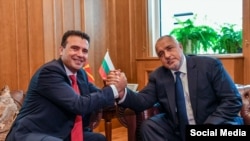 Премиерите Зоран Заев и Бојко Борисов.