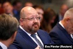 Григорій Лук’янцев з МЗС Росії в залі Міжнародного суду ООН в Гаазі. 3 червня 2019 року