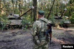 Отряд сепаратистов "Восток", воюющий под Донецком