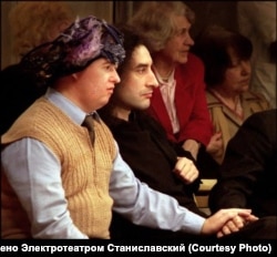 "Сад". Борис Юхананов и мальчик-актер с синдромом дауна