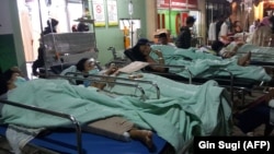 Ինդոնեզիա - Երկրաշարժի հետևանքով վիրավորվածներ հիվանդանոցում, Մատարամ, 6-ը օգոստոսի, 2018թ․