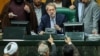 Speaker of Parliament, Ali Larijani, in the impeachment of labor minister Ali Rabie on Wednesday 08, 2018. 