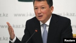 Тимур Кулибаев в бытность председателем правления госфонда "Самрук-Казына". Астана, 7 сентября 2011 года.