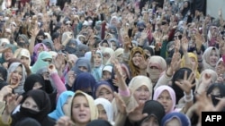 Шиитските жени на протест против нападите во Куета