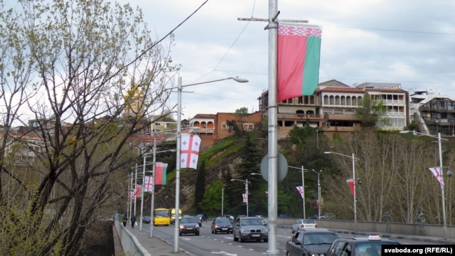 Тбілісі перад візытам Аляксандра Лукашэнкі, 2015 год