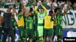 Chapecoense klubunun furbolçuları 