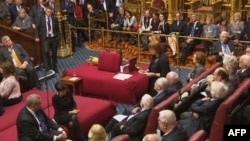 Заседание Палаты лордов британского парламента.