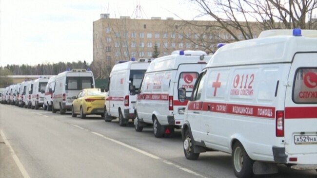 Zastoj Hitne pomoći ispred moskovskih bolnica