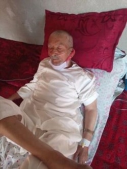 Abdul Hai Qayumi, 80, was on a ventilator for nearly a week.