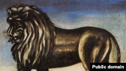 Картину «Черный лев» специалисты называют одной из лучших картин Нико Пиросмани