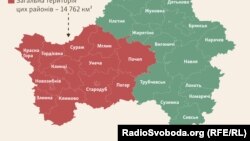 Климівський район на мапі Брянської області Росії