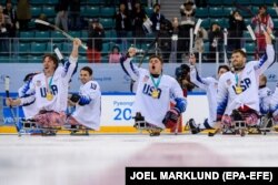 Команда США здобуває золоту нагороду в хокейному турнірі