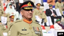 Pakistani army chief General Qamar Javed Bajwa attends the change of command ceremony in Rawalpindi near Islamabad on November 29, 2016.