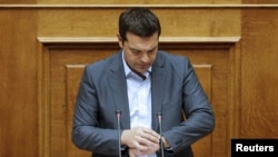  Премьер-министр Алексис Ципрас парламентте, 14-август, 2015-жыл