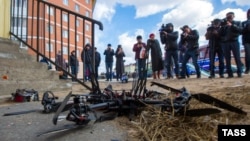 The drone was meant to deliver a 2-kilogram package but crashed into a building shortly after take-off. 