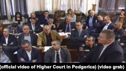Video grad sa zvaničnog snimka iz sudnice u vrijeme svjedočenja Saše Sinđelića u slučaju "državni udar"