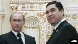 Гурбангулы Бердымухамедов жана Владимир Путин. 2007-жыл