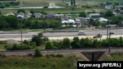 Вид на село Приятное свидание Бахчисарайского района, Крым