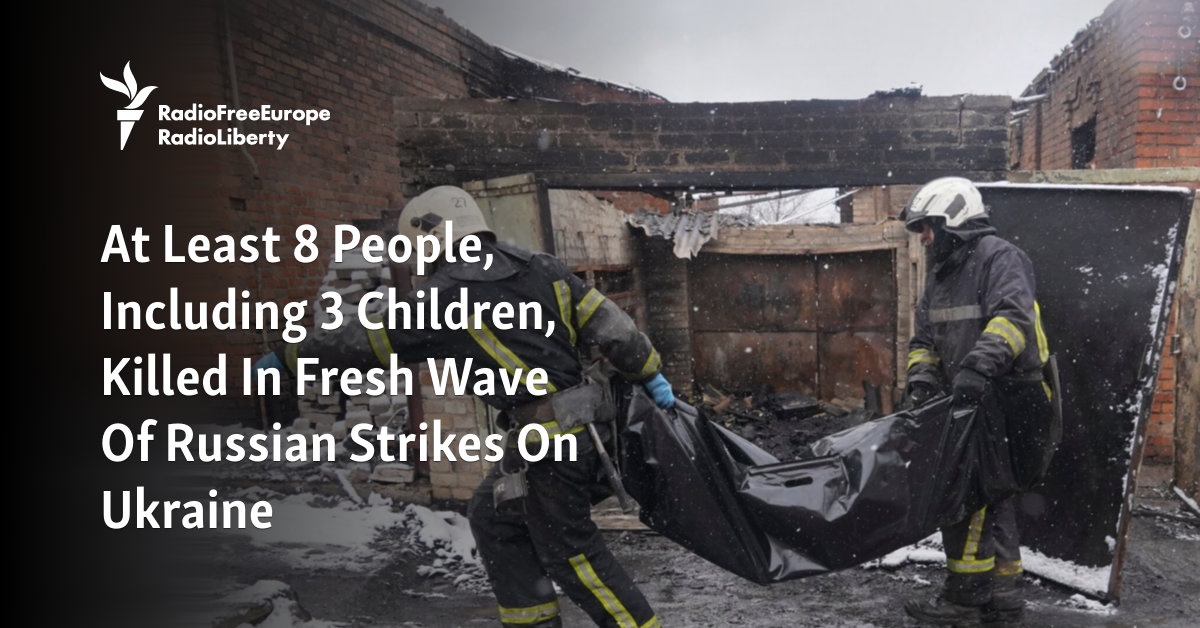 At Least 8 People, Including 3 Children, Killed In Fresh Wave Of Russian Strikes On Ukraine - Vimarsana News