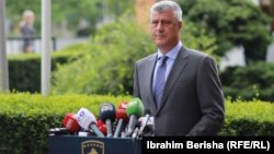 Претседателот на Косово, Хашим Тачи 