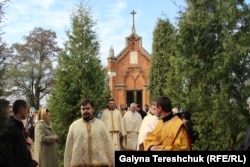 Після служби в каплиці-усипальниці Шептицьких