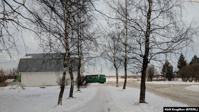 Автобусная остановка в Надеево