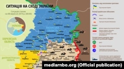 Ситуація в зоні бойових дій на Донбасі 8 вересня – карта